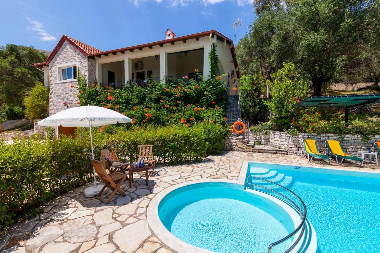 Villa Irini Nissaki Corfu Beach Villa Niszáki Kültér fotó